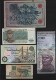 Set 5 bancnote de prin lume adunate (cele din imagini) #64, Europa