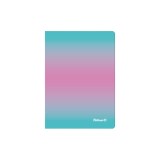 CAIET A6 COLOR EDITION 80 FILE, HARTIE 70G/MP, PATRATELE, CULOARE ROZ/MENTA