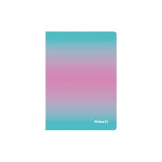 CAIET A6 COLOR EDITION 80 FILE, HARTIE 70G/MP, PATRATELE, CULOARE ROZ/MENTA