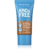 Rimmel Kind &amp; Free machiaj ușor de hidratare culoare 410 Latte 30 ml