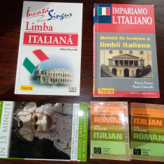 Metoda larousse a limbii italiene+Invata singur italiana , italiana in 15 minute