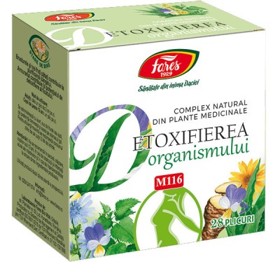 Ceai Detoxifierea Organismului 28 plicuri Fares foto