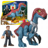 Jurassic World set Imaginext figurine Therizinosaurus + Owen ZA5096