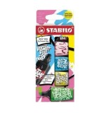 Textmarker Stabillo Boss, 5 culori/set