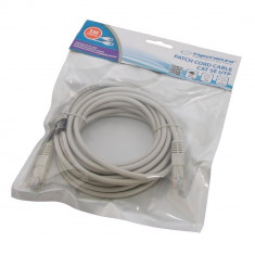 Cablu de retea tip patchcord UTP CAT 5E 5metri foto