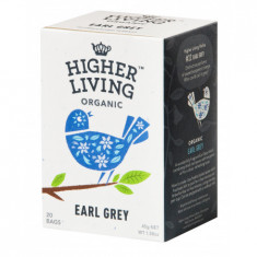 Ceai EARL GREY eco, 20 plicuri, Higher Living foto