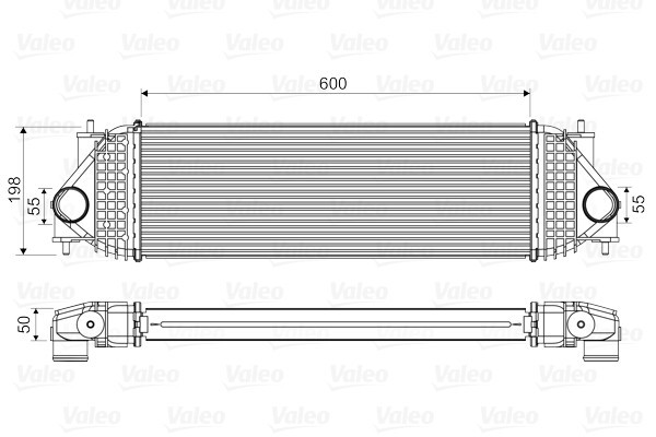 VALEO 818662 Intercooler, compresor