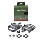 Set 2 pedale trekking Wellgo din aluminiu, filet 9/16 Cod:AWR0055