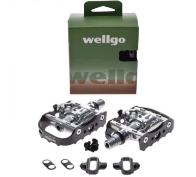 Set 2 pedale trekking Wellgo din aluminiu, filet 9/16 Cod:AWR0055 foto