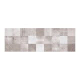 Faianta baie / bucatarie Jasper Light, 25 x 75 cm, mata, gri, aspect mozaic