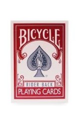 Bicycle Rider Back Rosu foto