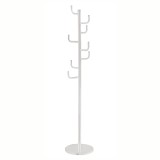 Cuier metal alb baza marmura Elder 37x175 cm