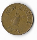 Moneda 2 pence 1971 - Guernsey