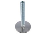 Picioruş antialunecare cu ax Diam.bază: 80mm M20 - Picioruş antialunecare cu ax 80mm M20