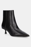 Aldo cizme de piele EMMALIE culoarea maro, cu toc cui, 14114951