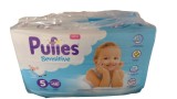 Scutece Sensitive Junior Marimea 5 pentru 11-15kg, 48 bucati, Pufies