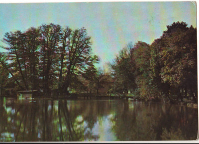 CPIB 18024 CARTE POSTALA - SEBES. PARCUL &amp;quot;23 AUGUST&amp;quot; RPR foto