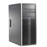 Unitate PC Second Hand, HP COMPAQ 8200 TOWER, Procesor I5 2400, Memorie RAM 8 GB, SSD 128 GB NOU, Windows 10 Pro, DVD-RW