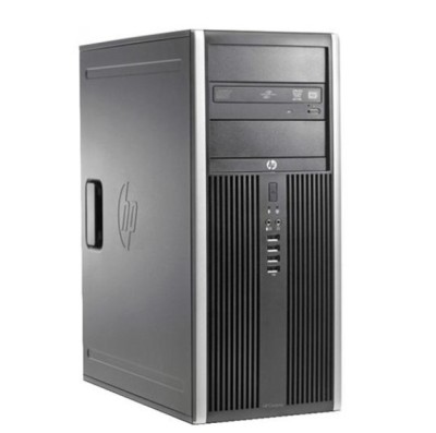 Unitate PC Second Hand, HP COMPAQ 8200 TOWER, Procesor I5 2400, Memorie RAM 8 GB, SSD 128 GB NOU, Windows 10 Pro, DVD-RW foto