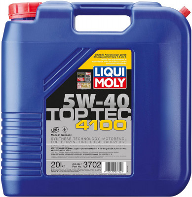 Ulei Motor Liqui Moly Top Tec 4100 5W-40 20L 3702 foto