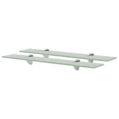 vidaXL Rafturi suspendate, 2 buc., 60 x 20 cm, sticlă, 8 mm 3051537 foto
