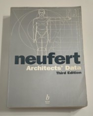 Arhitectura Manual Neufert Arhitects Data Carte in limba engleza