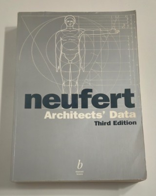 Arhitectura Manual Neufert Arhitects Data Carte in limba engleza foto