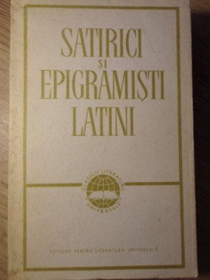SATIRICI SI EPIGRAMISTI LATINI-PETRE STATI-234076 foto