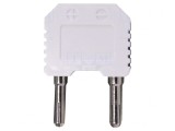 Adaptor Banană 4mm x2 Mufă K