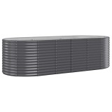 Cumpara ieftin Strat inaltat gradina 249x100x68 cm otel galvanizat
