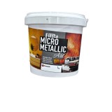 Vopsea decorativă metalică cupru Fiesta Micro Metallic Art 1 kg &ndash; efect metalic premium, textură fină, interior