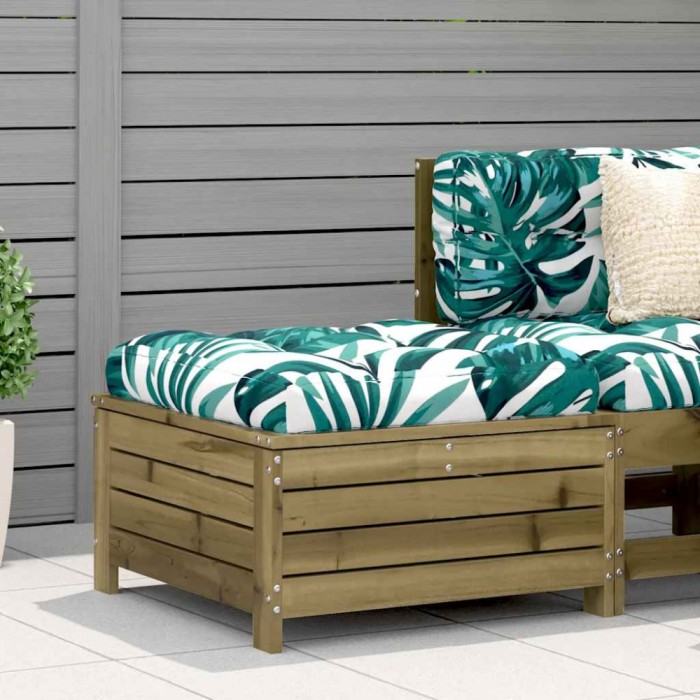 vidaXL Taburet de grădină, 62x63,5x32 cm, lemn de pin tratat 844902