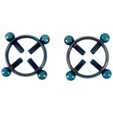 Cleme sfarcuri Blue Moon Jewels Albastru