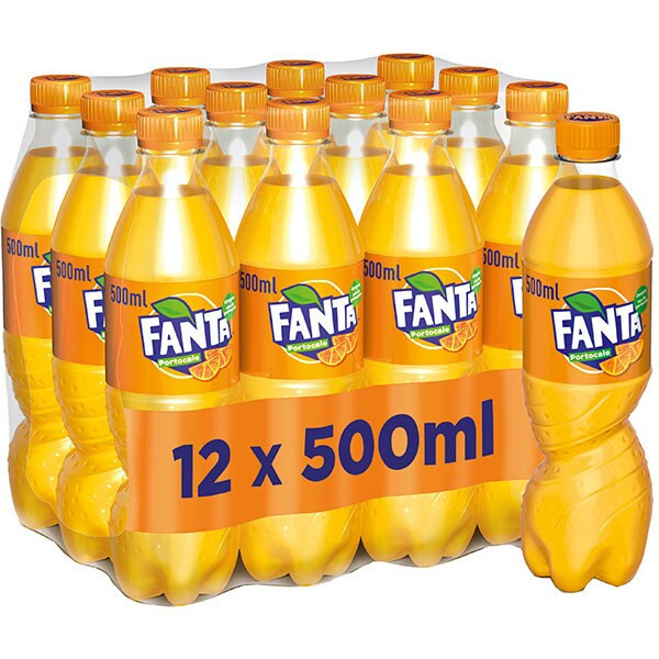 Bax 12 Buc Fanta Orange 500ML