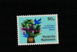 Natiunile unite-UNO Viena 1979-Simbol UNO,Viata in pace,MNH,Mi.1, Organizatii internationale, Nestampilat