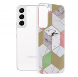 Husa pentru Samsung Galaxy S22 5G - Techsuit Marble Series - Purple Hex