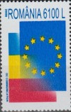 Romania 2000 ROMANIA in Uniunea Europeana -serie1 timbru LP1501 MNH**