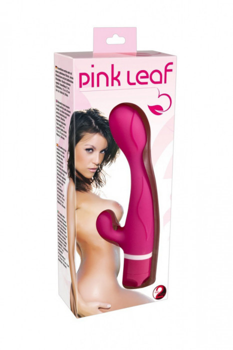Vibrator You2Toys Pink Leaf, 21 cm
