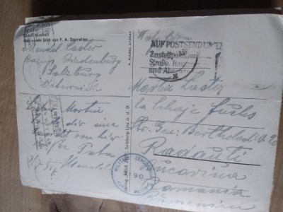 Ilustrata circulata Romania Bukowina Bucovina Suceava Interbelice Radauti foto