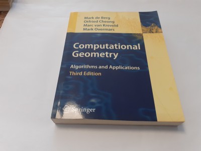 COMPUTATIONAL GEOMETRY ALGORITHMS AND APPLICATIONS MARK DE BERG/OTFRIED foto