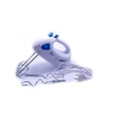 Mixer de mana, 250W, 7 Viteze, 4 palete din otel inoxidabil, Alb