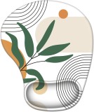 Mousepad Haocoo, poliuretan/silicon, multicolor, 24,1 x 20,3 cm