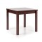 Masa living extensibila HM Gracjan, PAL Laminat, cant ABS, 80-160x80x76 cm, 6 persoane, nuc