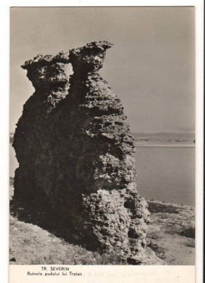 CPIB 15884 CARTE POSTALA - TURNU SEVERIN. RUINELE PODULUI LUI TRAIAN, RPR foto