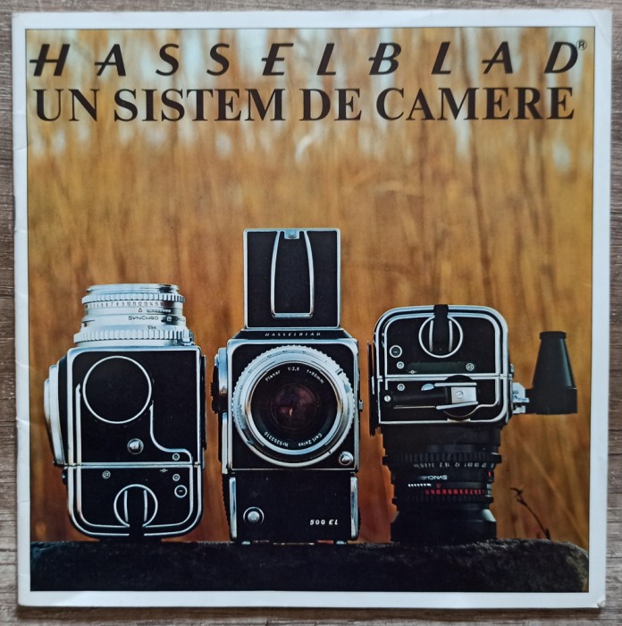 Hasselblad, un sistem de camere// brosura din perioada comunista