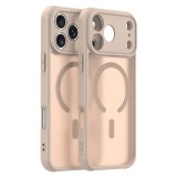 Husa iPhone 17 Pro Max Asteroid GSM HaloFrost II MagSafe, auriu