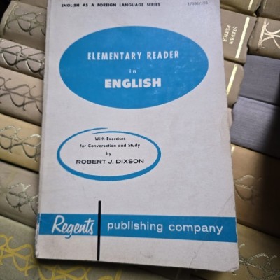 Elementary reader in english - Robert J. Dixon foto