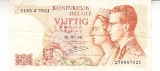 B11 - Bancnota foarte veche - Belgia - 50 franci - 1966