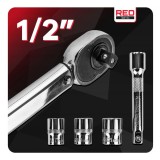 Cheie dinamometrica 1/2&quot;, 470 mm, 28-210 Nm, Red Technic