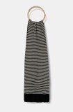 Armani Exchange fular femei, culoarea negru, modelator, 944612 4F303